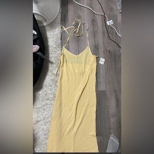 BNWT Free People yellow summer dress
